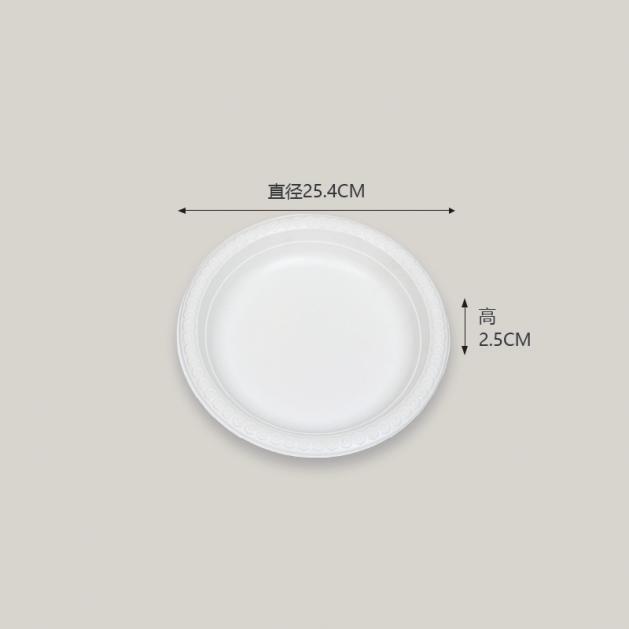 Disposable Cornstarch Plates, 6" 7" 8" 9" 10" Cornstarch Round Plates