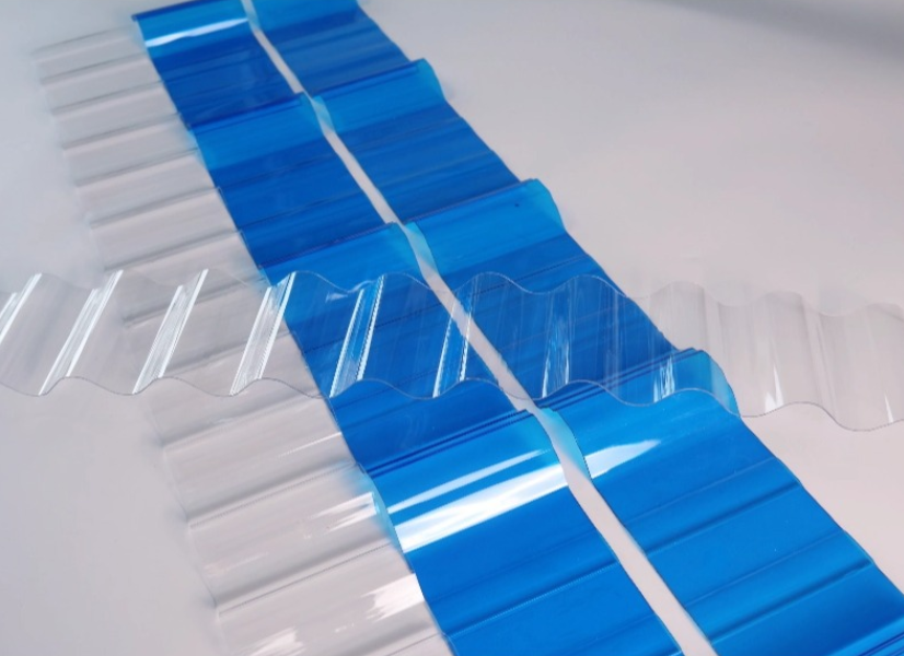 HSQY 2mm 3m 5m Clear Corrugated Plastic Roofing Polycarbonate Sheet 