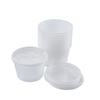 HSQY 8 oz. Disposable Clear PP Plastic Takeout Lunch Bowl With Lids