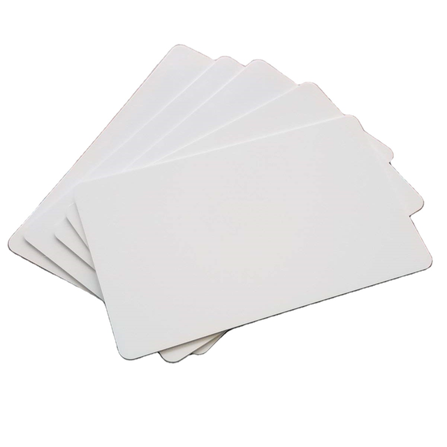 Bileog PVC cabhraithe nó frosted nó inkjet le haghaidh cárta plaisteach