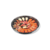 HSQY 10 x 1.18 Inch Round Sushi Party Tray Container hamwe na Lid