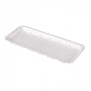 HSQY PLASTIC 370x146x25mm White Rectangular XPS Foam Tray