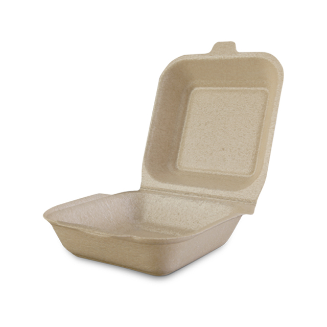 HSQY PLASTIC 150x150x70mm Takeaway XPP Foam Burger Box