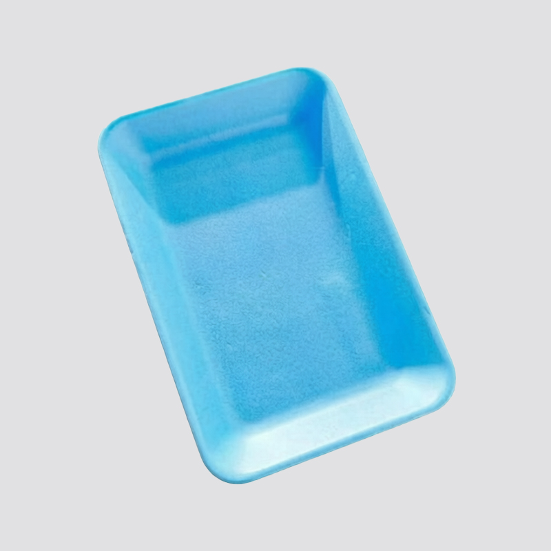 HSQY PLASTIC 200x130x25mm Black XPS Foam Tray, Disposable Foam Tray for Food, Meat