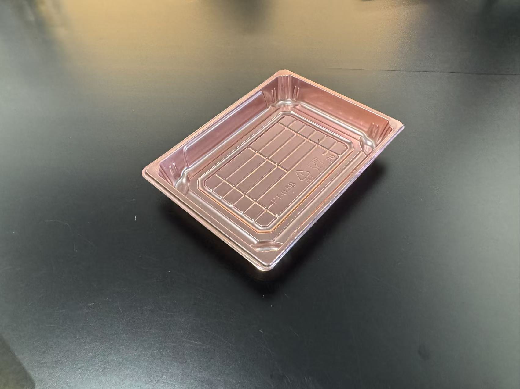 Custom Color Rectangular PET Sushi Tray