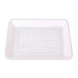 HSQY PLASTIC 195x135x25mm White Rectangular XPS Foam Tray