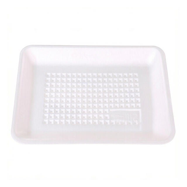 HSQY PLASTIC 195x135x25mm White Rectangular XPS Foam Tray