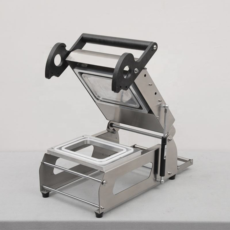 Stainless Steel Manual Food Tray Sealer Machine for PP, PET, CPET Trays