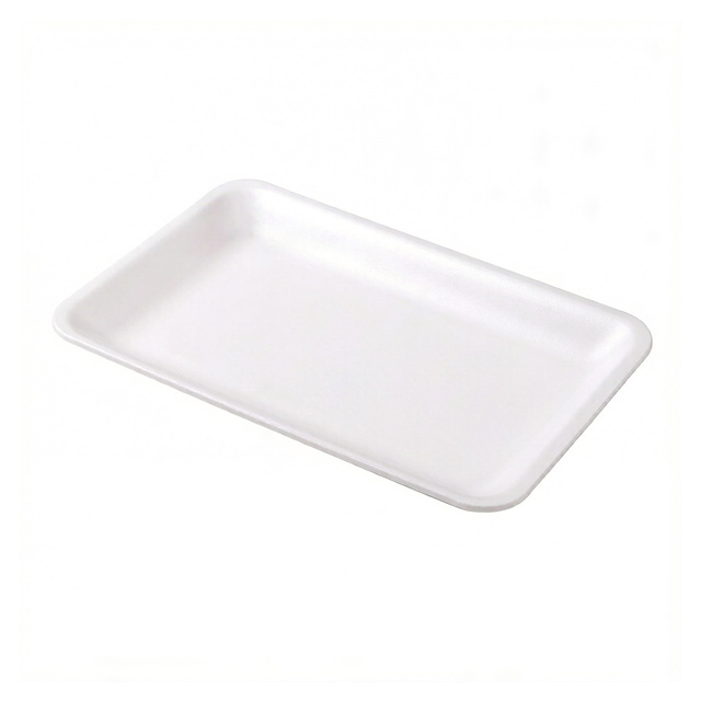 HSQY PLASTIC 355x278x25mm White Rectangular XPS Foam Tray