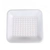 HSQY PLASTIC 5.5inch 6.3inch 7.1inch White Square XPS Foam Tray