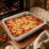 Single-Compartment Rectangular Silver CPET Food Tray